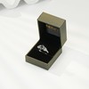 925 Sterling Silver Platinum Plated Celtic Knot Ring for Adult