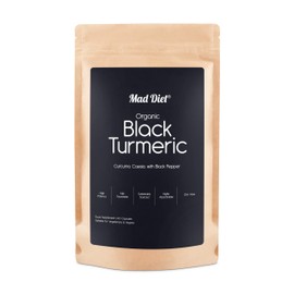 Mad Diet Organic Black Turmeric – 60 Capsules – Powerful Antioxidant & Anti-Inflammatory Support – Promotes Joint Health & Digestive Wellness