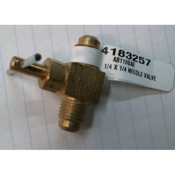 Anderson 4183257 Needle Valve, 1/4" x 1/4", FREE SHIPPING