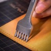 WUTA Leather Hole Punch Tool, Silver Leather Chisel Hole Punch