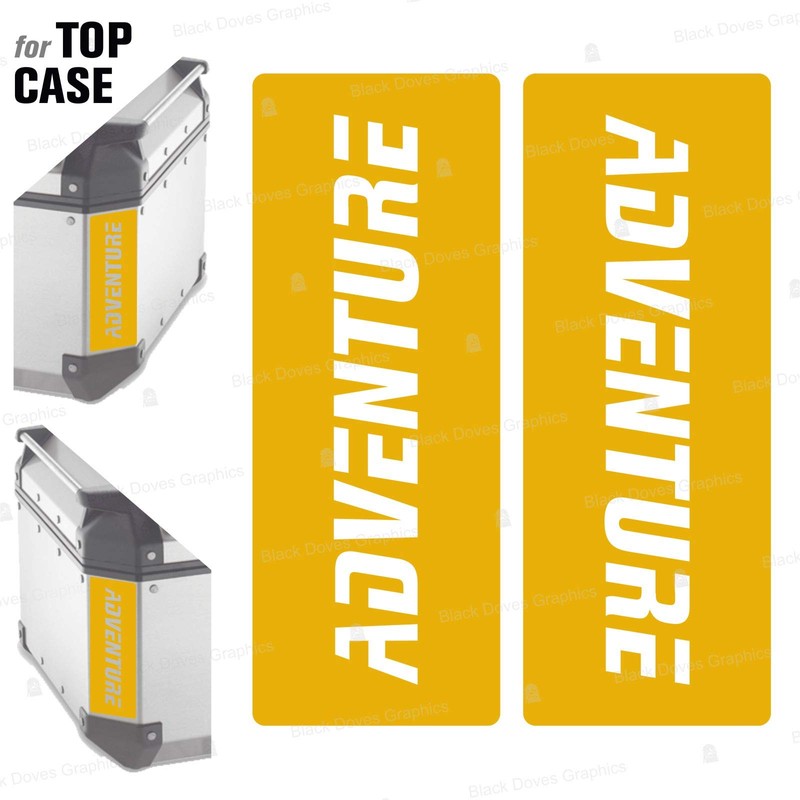 Reflective Stickers Compatible with Givi Monokey Trekker Outback Top Case