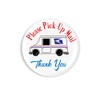 Cute US Mail Truck Outgoing Mail Magnet Please Pick Up