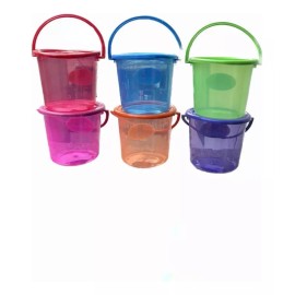 10 Recuerdo Dulcero Cubeta De Colores 1 Litro