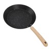 Round Frying Pan Universal Nonstick Flat Bottom Iron Grill Pan