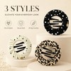 3 Pcs Soft Flexible Hair Clips for Women, Cozy Squishy