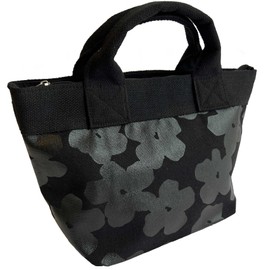 Noah État de pleine satisfaction Women's Tote Bag with Zipper, flower black