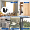 6 Pack Closet Rod Bracket, Heavy Duty Closet Rod Support