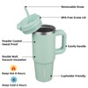 BJPKPK Insulated Tumblers With Handle And Straw 30 oz Stainless