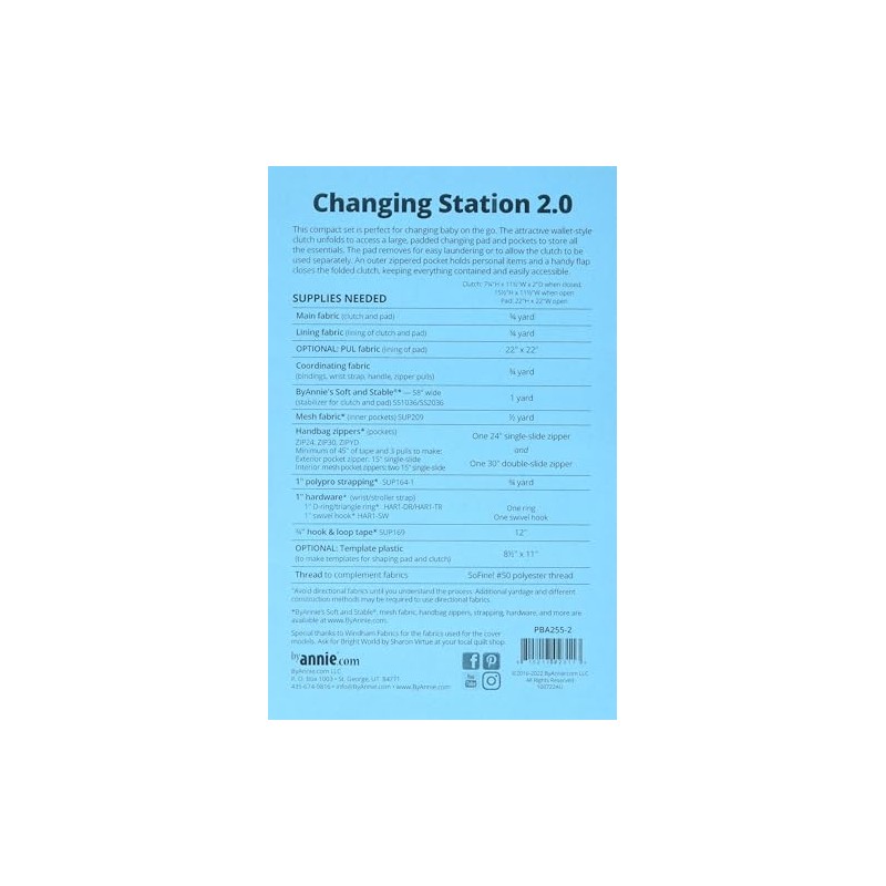 By Annie Changing Station 2.0 Pattern, Multi