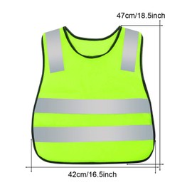 Kids Safety Vests Reflective Traffic Waistcoat 5 Pack