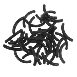 Baluue 150pcs Eyelash Curler Refill Pads Soft Cushions for Easy Curling Compatible Mascara and Eyeliner Black Rubber Cushions for All Eye Shapes Safe and Washable