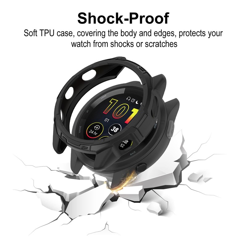 SumRioo Protective Case Cover Compatible with Garmin Forerunner 265, TPU