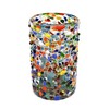 MexHandcraft Confetti Rocks 14 oz Drinking Glasses (set of 6)