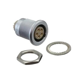 ECG.2B.305.CLL Circular Connector Receptacle 5 Position, Female Sockets Solder Cup