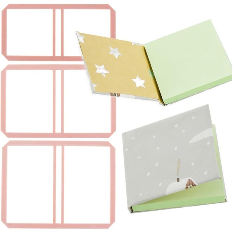 Kit Completo de Reglas de Encuadernación, 9 piezas, Plantillas, Album