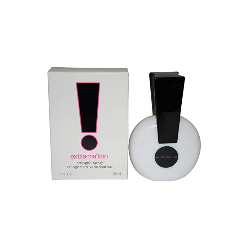 Exclamation By Coty For Women. Cologne Spray 1.7 Oz, White
