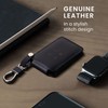 kwmobile Leather Car Key Case Compatible with Renault 4-Button Smartkey