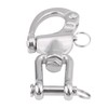 Stainless Swivel Snap Shackle, 316 Stainless Steel Quick Release Jaw