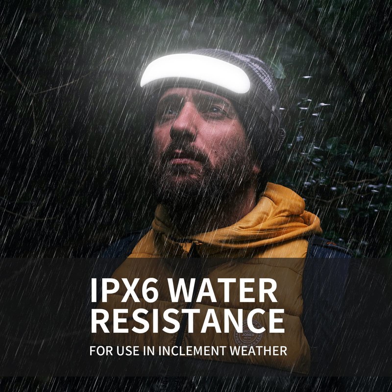 svsviio Rechargeable Headlamp PRO,5000mAh 1500 Lumen Super Bright 230°Beam LED