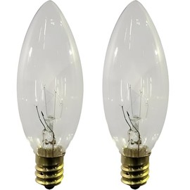 Brite Star Bulbs Candle Replacement (2 Pack), Clear