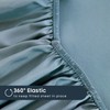 Wake In Cloud - Queen Fitted Sheet Set, 1000TC Ultra
