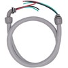 4FT 1/2-Inch Electrical AC Whip Kit,Nonmetallic Liquid Tight Flexible Electrical
