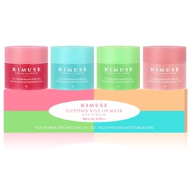 KIMUSE- Set de mascarilla para dormir para labios: productos para el cuidado de los labios con tratamiento nocturno | Hidrata y nutre los labios secos y agrietados