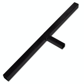 Benicabaly Ground Drill Handle Auger Bit, 4.72" Double Spirals Steel, for Gardening and Soil Preparation