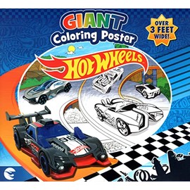 Hot Wheels - Giant Colouring Poster - Over 3 Feet Wide
