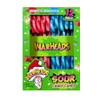 Warheads Sour Candy Canes 5.29oz 12 Count Black Cherry &