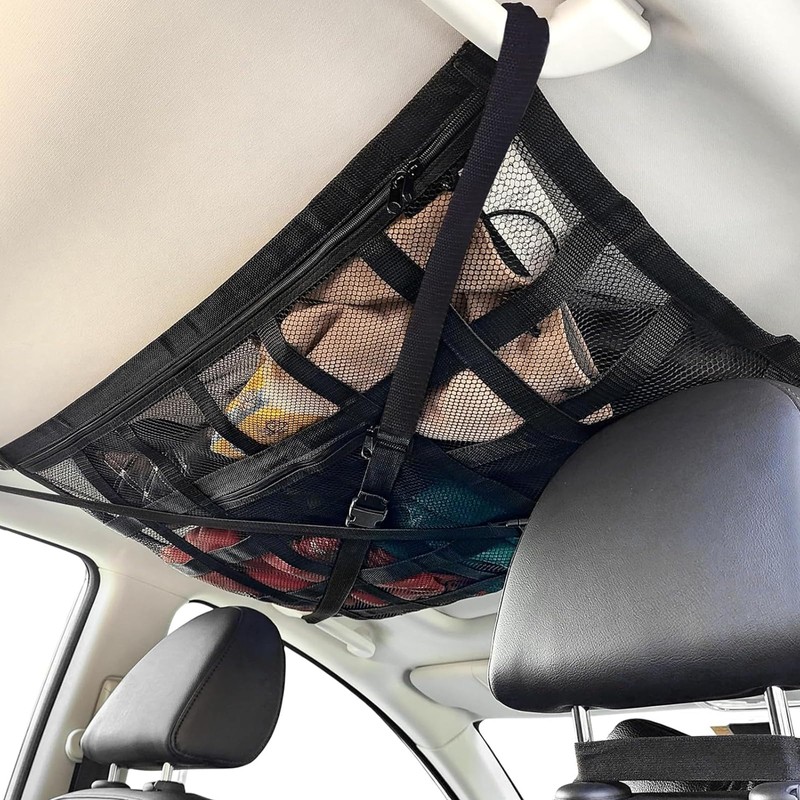 Ysemco Car Storage, Ceiling Roof Net, Roof Box, Luggage Fixing