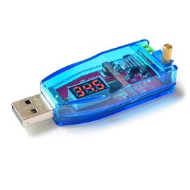 REYLNXR: Power Stabilization Module, USB Power Supply Regulator, Power Supply Voltage Regulator, DC-DC Buck-Boost Converter, 5V to 1-24V, LED Digital Display, Low Power Consumption, Easy Installation,