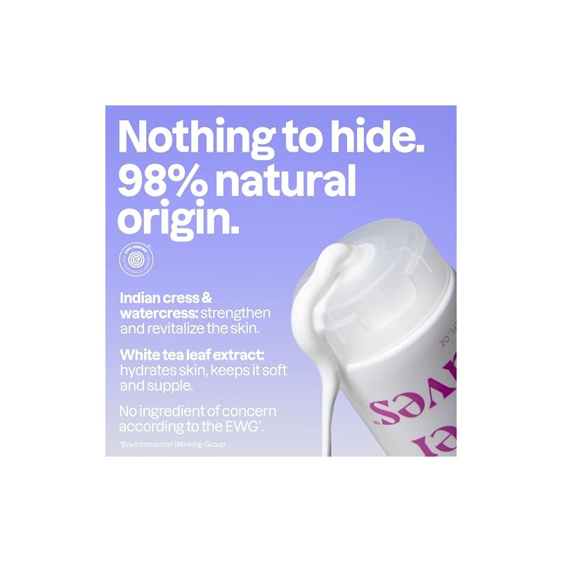 Natural Soothing Body Cream: EWG VERIFIED, Hypoallergenic & Dermatologist Tested