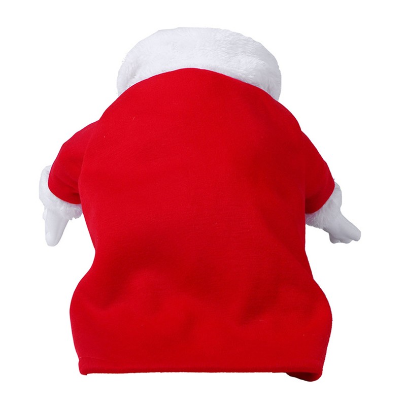 Dog Christmas Costumes Red Color Multifunctional Cute Dog Santa Suit