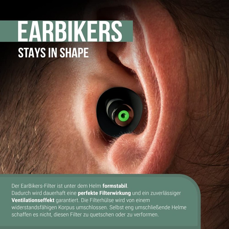 SonicShop EarBikers Motorcycle Racing Touring Ear Plugs Reusable Touring Plugs
