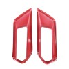 MXauto-2024 Red ABS Front Bumper Side Air Outlet Vent Trim
