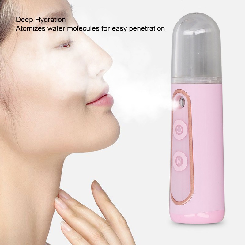 Nano Mist Face Sprayer Touch Switch Rechargeable Portable Facial Mister