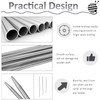 22PCS 14inch Knitting Needles, yeestone 2mm(B)-8mm(L) Stainless Steel Sweater Needles