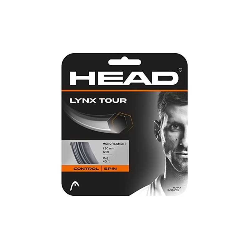 HEAD - Cuerda de Tenis Unisex para Adultos Lynx Tour