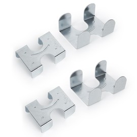 Aoneky Metal Clamp for Rope - Metal Clips for 3/8-inch, 1/2-inch, 5/8-inch, 3/4-inch, 7/8-inch, 1-inch Rope, Cords, String (4 Pack Clamps for 7/8 to 1-inch Rope)