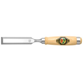Kirschen 1031026 Firmer Chisel with Horn Beam Handle, Beige/Silver, 26 mm