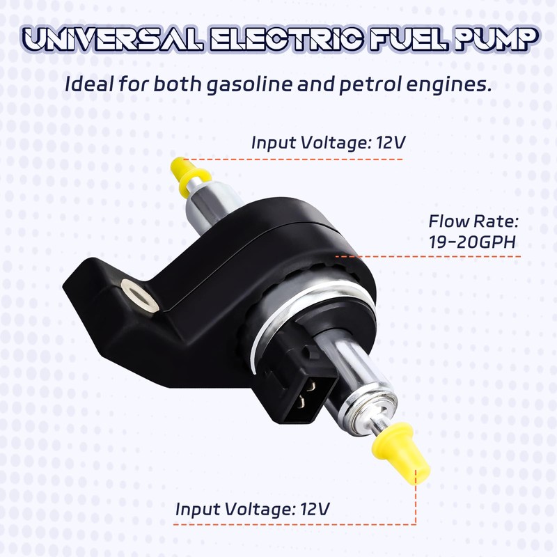 Universal Fuel Metering Pump for Diesel Engines & Parking Heaters