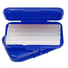 2 x Scented Dental Wax ~ 2 Boxes of 5 Strips for Orthodontic Braces (Blueberry)