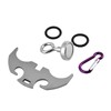 Outdoor Stainless Steel Multi Function Tool Folding Grappling Hook Climbing