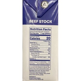 SWANSON Beef Stock 100% Natural - Gluten Free 48 oz Carton 3 Lbs