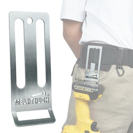 MELOTOUGH Drill Belt Holder,Drill Holder for Tool Belt,Drill Holster,Tape Measure Holder(Fits Up to 2.7" Belt)