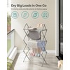 SONGMICS Foldable Clothes Drying Rack, Laundry Drying Rack, Clothes Airer,