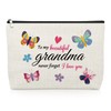 Grandma Gifts from Grandkids Thank You Makeup Bag for Grandma