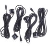 Sensores de estacionar para coche, kit de 4 sensores de