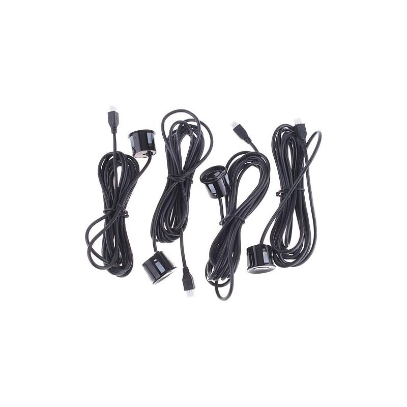 Sensores de estacionar para coche, kit de 4 sensores de